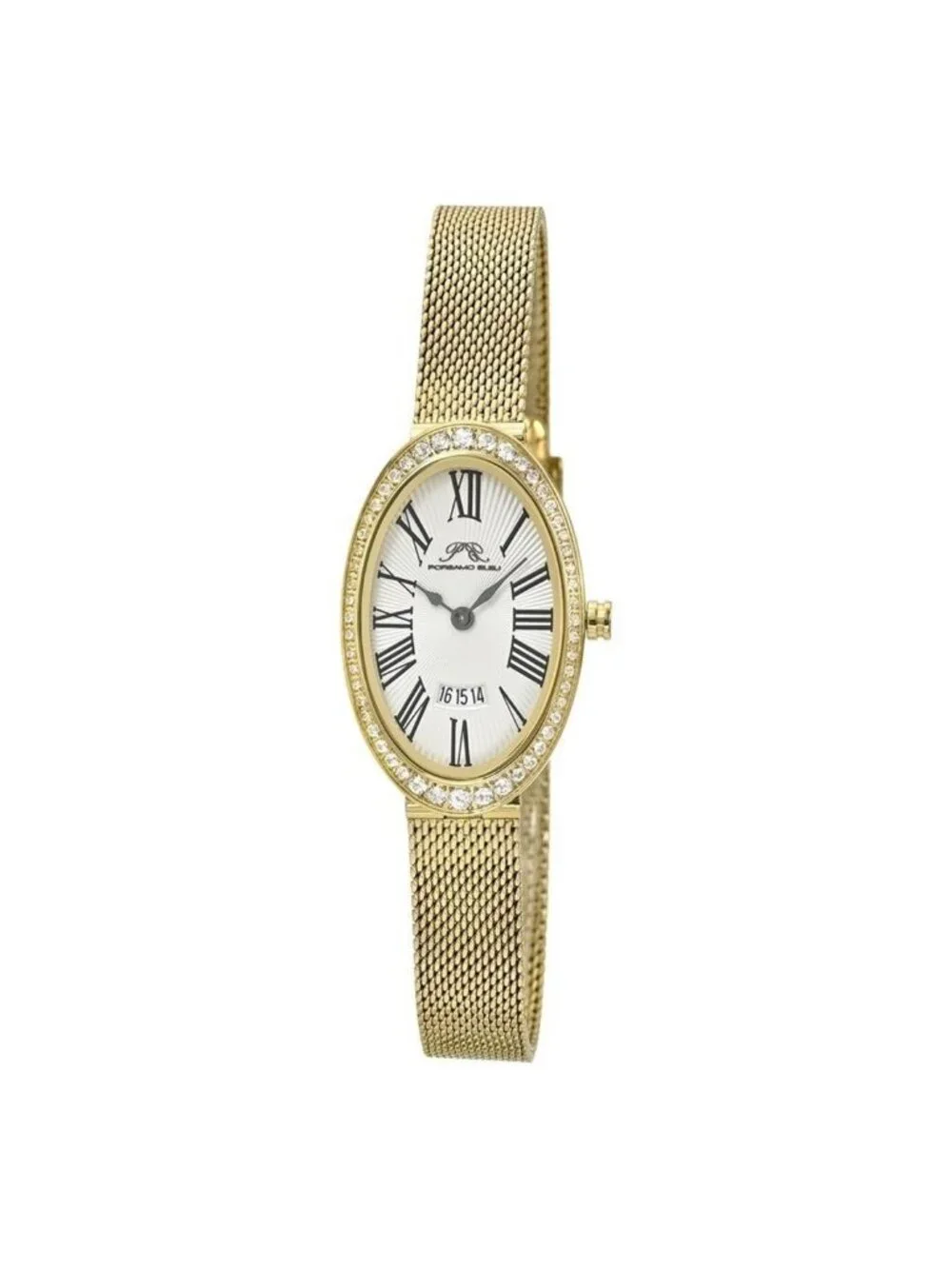 NWT Porsamo Bleu Eloise Quartz White Dial Topaz Ladies Watch